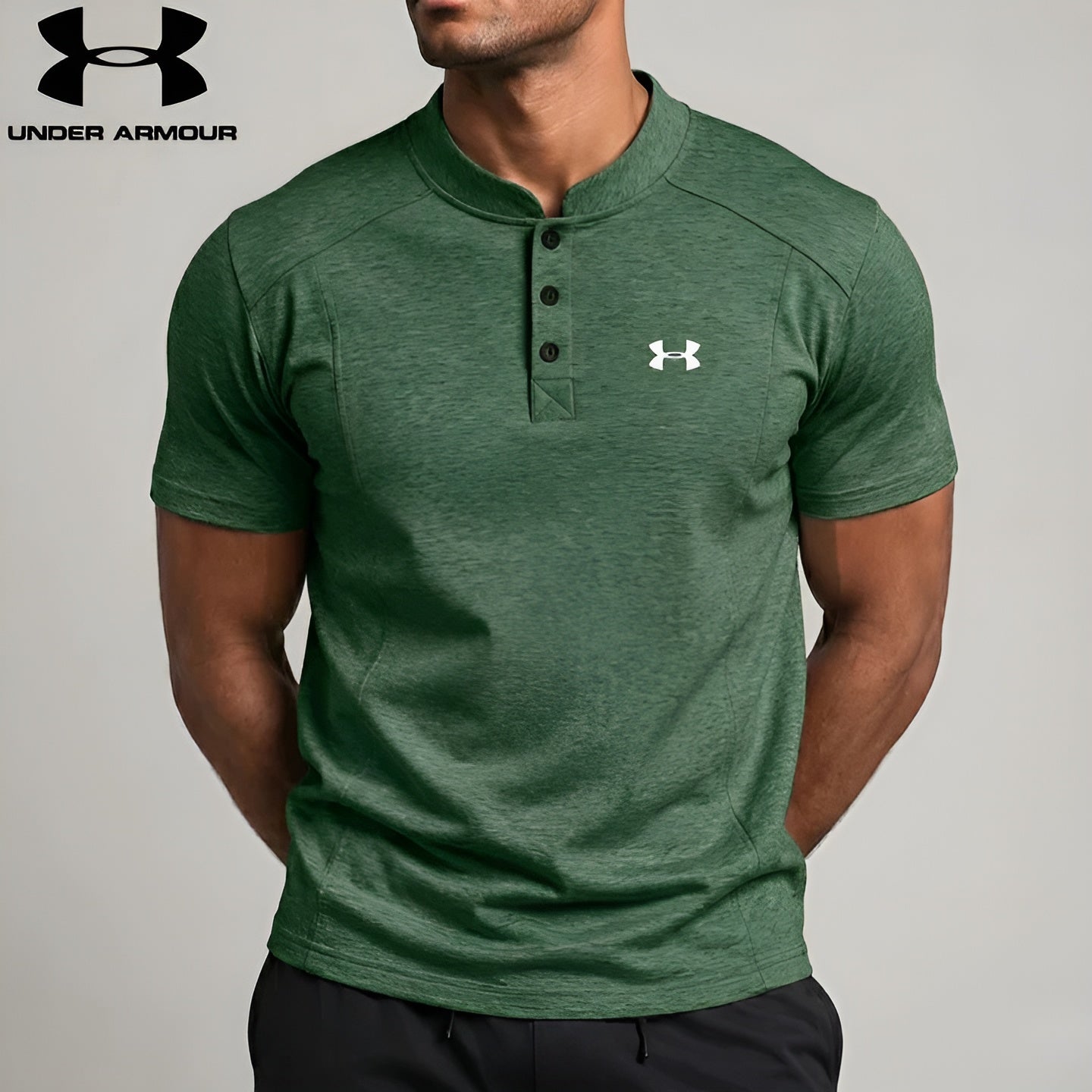 UA™ | Kinetic Performance Henley T-Shirt