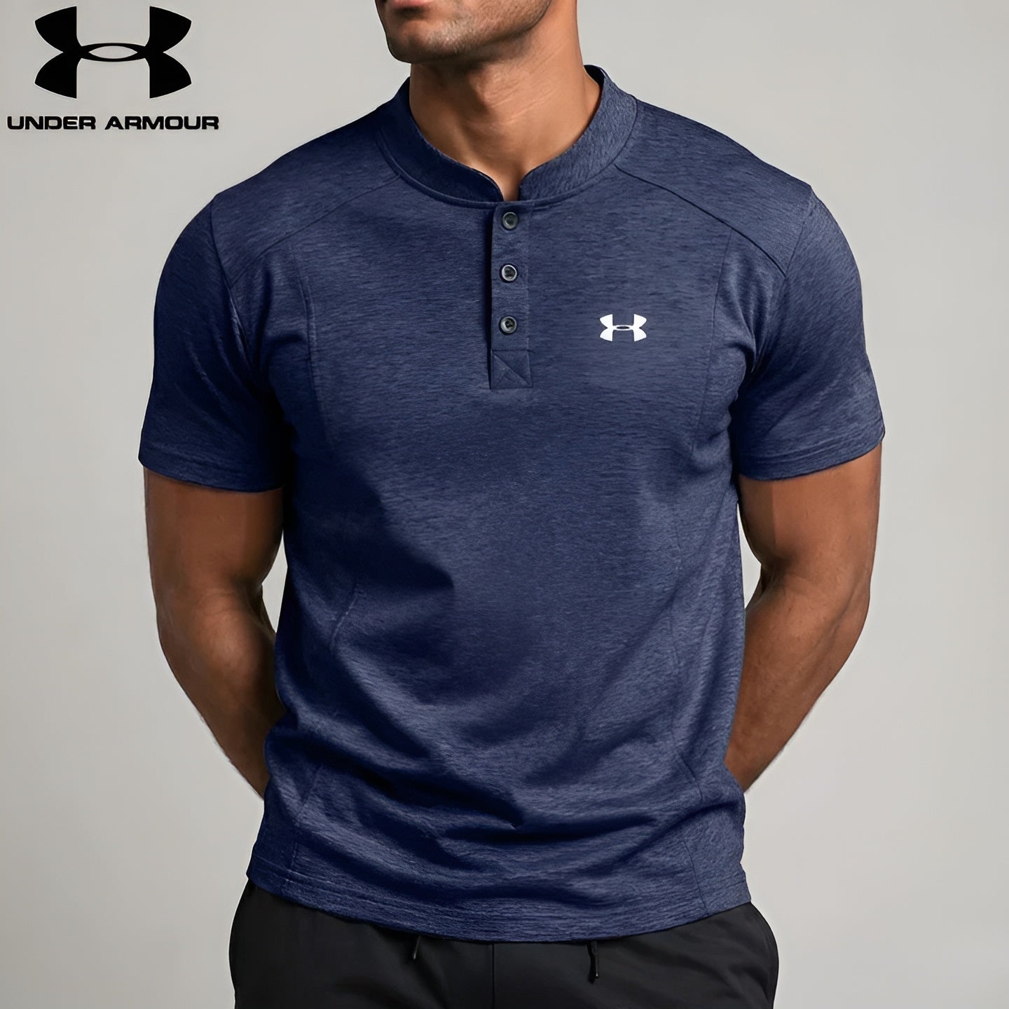 UA™ | Kinetic Performance Henley T-Shirt
